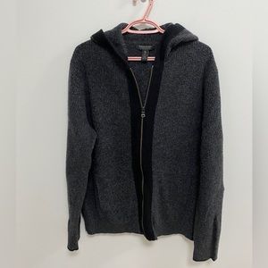Mens Banana Republic Zip Up Sweater